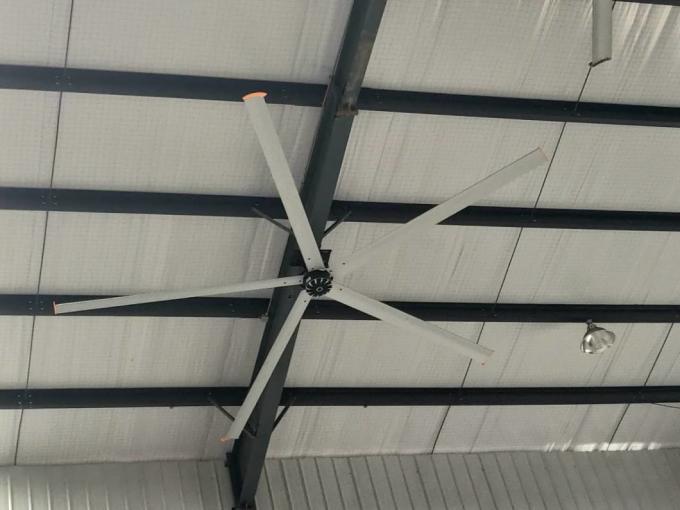 1.0kw Μεγάλα κτίρια γυμναστήριο Εμπορικό κατάστημα Μεγάλη λεπίδα Ηλεκτρική HVL ανεμιστήρας 1