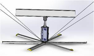 Βιομηχανικός μεγάλος εξαερισμός 16800 CMM 7.3M 1