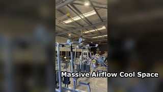 Προβολή 6 Blade 16 Foot 5,0M Υψηλής έντασης Επίδειξη ανεμιστήρων χαμηλής ταχύτητας