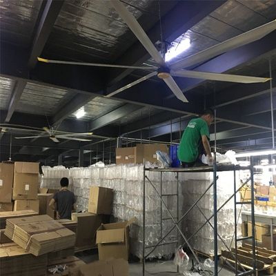 Καλή τιμή. Μεγάλο εργαστήριο ψύξης και εξαερισμού Βιομηχανικός εξαεριστικός ανεμιστήρας οροφής με ελεγκτή σε απευθείας σύνδεση