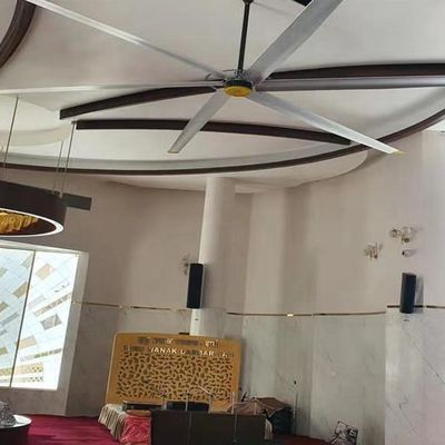Καλή τιμή. Βιομηχανικός ανεμιστήρας οροφής HVLS για εμπορικό εξαερισμό 6.1m 20FT BLDC Brushless Motor σε απευθείας σύνδεση