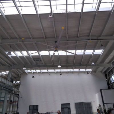 Καλή τιμή. Μεγάλος βιομηχανικός ανεμιστήρας οροφής Αλουμινίου Διαμέτρου ανεμιστήρα Μέγεθος από 7,3 έως 2,4 μέτρα σε απευθείας σύνδεση