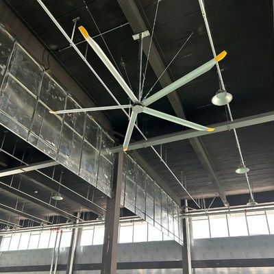 Καλή τιμή. Αλουμινίου Μαγνησίου Σύνθετος DX/DS Hvls Γίγαντας ανεμιστήρας οροφής με 6 λεπίδες Προσαρμογή σε απευθείας σύνδεση