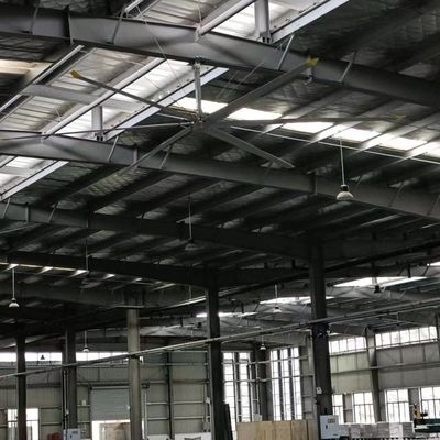 Καλή τιμή. Φανατικός ανεμιστήρας οροφής HVls Βιομηχανική συσκευή εξαερισμού Φανατικός ανεμιστήρας υλικού λεπίδας αλουμινίου για γυμναστήριο σε απευθείας σύνδεση