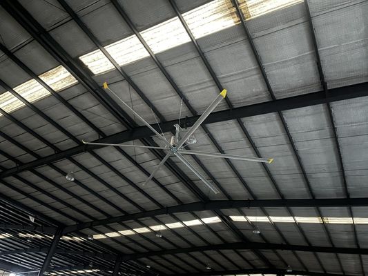 Καλή τιμή. Πολυλειτουργικός βιομηχανικός μεγάλος ανεμιστήρας οροφής για κάθε χώρο σε απευθείας σύνδεση