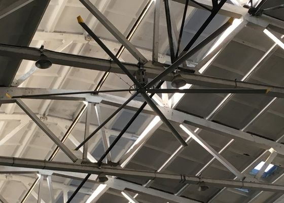 Καλή τιμή. Διάμετρος 2.4m-7.3m Al Mg Blade Βιομηχανικός ανεμιστήρας οροφής για εσωτερικό αθλητικό χώρο σε απευθείας σύνδεση