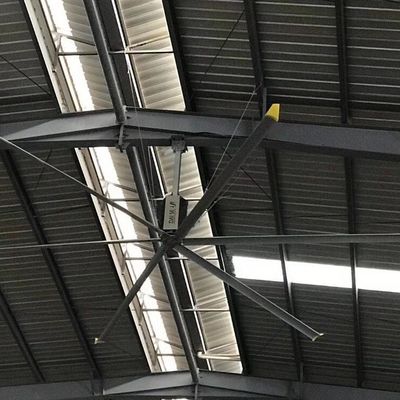 Καλή τιμή. 1.5kw φυσικό ψύξη αέρα ψύξη υψηλής ταχύτητας HVLS ανεμιστήρας οροφής σε απευθείας σύνδεση