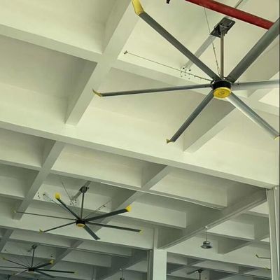 Καλή τιμή. Εξαερισμός 24FT εργαστηρίων βιομηχανική μεγάλη ποσότητα 58RPM και αργόστροφοι ανώτατοι ανεμιστήρες σε απευθείας σύνδεση
