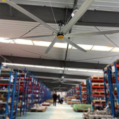 Καλή τιμή. 5.5m 18ft άμεση ασφάλεια γυμναστηρίου Εμπορικός ανεμιστήρας HVLS με λειτουργία τοποθέτησης στο ταβάνι και ψύξης σε απευθείας σύνδεση