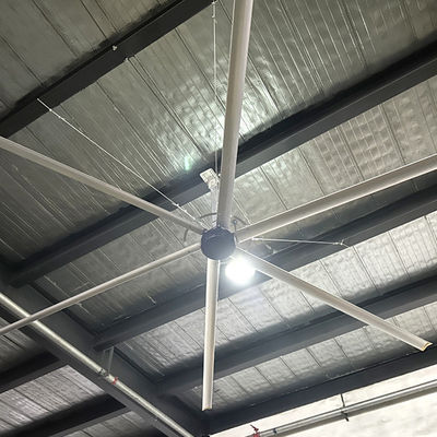 Καλή τιμή. Μεγάλοι ανεμιστήρες οροφής HVLS με κινητήρα PMSM για εργοστάσιο παραγωγής καλωδίων σε απευθείας σύνδεση