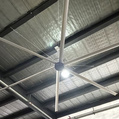 Καλή τιμή. 24ft Aluminium Magnesium Alloy HVLS Βιομηχανικός ανεμιστήρας οροφής για αποθήκη υψηλής τάσης σε απευθείας σύνδεση