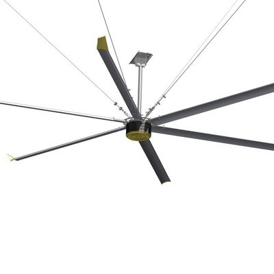 Καλή τιμή. 0.6KW λειτουργία ψύξης Ενέργεια 4.2M PMSM HVLS Φανατικοί οροφής για ψύξη αέρα σε εστιατόρια και κέντρα τροφίμων σε απευθείας σύνδεση