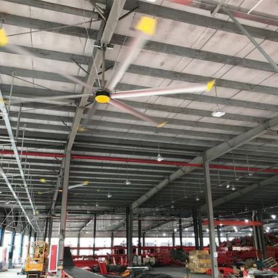 Καλή τιμή. Αλουμινίου Μαγνησίου 6,1m 20FT HVLS Βιομηχανικοί ανεμιστήρες οροφής για εξαερισμό γαλακτοκομικών αγροκτημάτων σε απευθείας σύνδεση