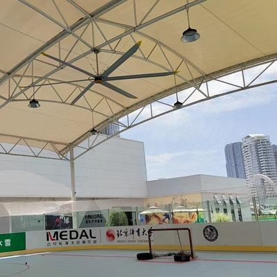 Καλή τιμή. 5.0m 16FT HVLS ανεμιστήρας οροφής Ηλεκτρικός αεριωθούμενος με κινητήρα PMSM σε απευθείας σύνδεση