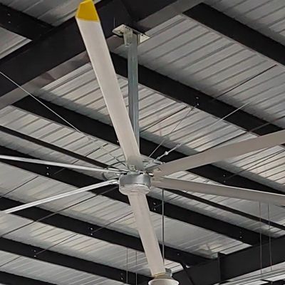 Καλή τιμή. 1.5kw PMSM Motor Βιομηχανικός ανεμιστήρας οροφής για εξαερισμό αποθήκης και ψύξη αέρα σε απευθείας σύνδεση