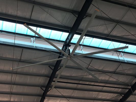Καλή τιμή. Αξονικός ανεμιστήρας Μεγάλος ανεμιστήρας οροφής βιομηχανικού τύπου Hvls με διάμετρο 7,3m υλικό λεπίδας κράματος Al-Mg σε απευθείας σύνδεση