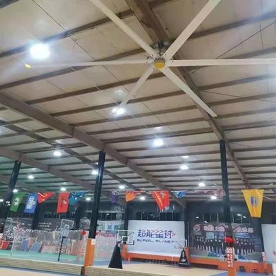 Καλή τιμή. DX-7.3 24FT Μεγάλο HVls Βιομηχανικός ανεμιστήρας οροφής για γυμναστήριο Διάμετρος 7,3 μέτρα σε απευθείας σύνδεση