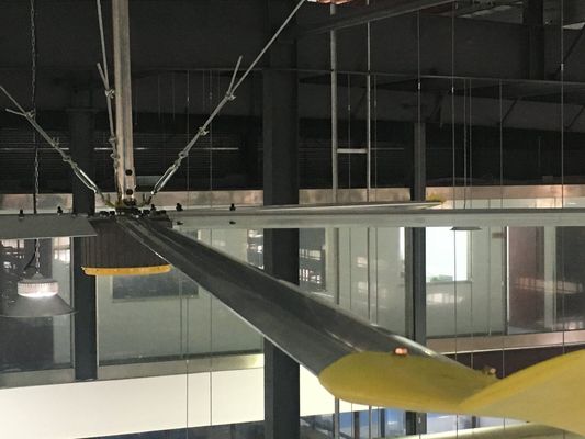 Καλή τιμή. Βιομηχανικοί ανεμιστήρες οροφής HVL με κινητήρα κιβωτίου ταχυτήτων ή κινητήρα PMSM Διαμορφωμένη επιλογή Προσαρμόσιμη και μικτή κατεύθυνση ροής σε απευθείας σύνδεση