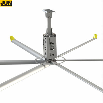 Καλή τιμή. 1.5KW 24FT χαμηλής ταχύτητας HVLS Βιομηχανικοί ανεμιστήρες για το σπίτι σε απευθείας σύνδεση