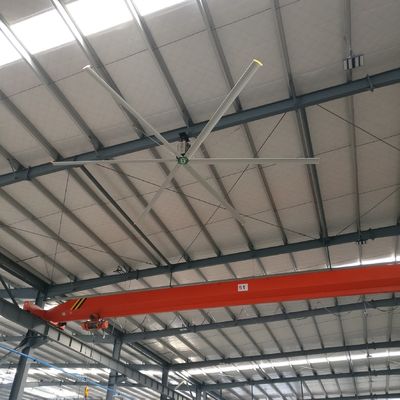Καλή τιμή. 24 πόδια Μεγάλο κιβώτιο ταχυτήτων κινητήρα Βιομηχανικό κατάστημα ανεμιστήρες οροφής σε απευθείας σύνδεση
