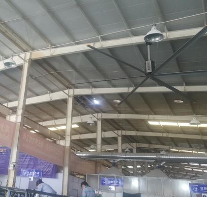 Καλή τιμή. Μεγάλοι ανεμιστήρες βιομηχανικής αποθήκης με κινητήρα 1,5 kW 60RPM σε απευθείας σύνδεση