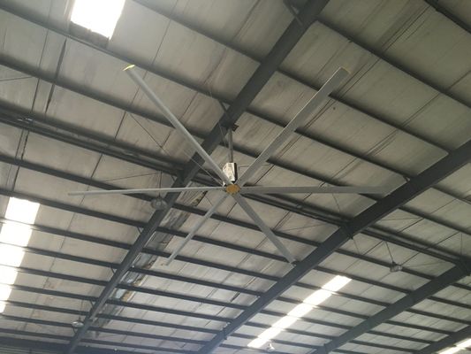Καλή τιμή. 6 Αερισμός φτερών HVLS Γίγαντες ανεμιστήρες οροφής σε απευθείας σύνδεση