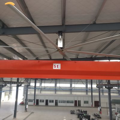 Καλή τιμή. 16800 CMM 1,5 kW μεγάλος όγκος χαμηλής ταχύτητας ανεμιστήρες οροφής κατοικιών σε απευθείας σύνδεση