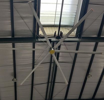 Καλή τιμή. 7.3M 24 FooT Pmsm Motor Βιομηχανικός εξαερισμός Μεγάλοι ανεμιστήρες HVLS σε απευθείας σύνδεση