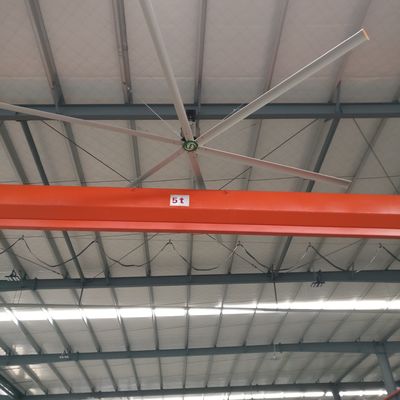 Καλή τιμή. 18FT Μεγάλο δωμάτιο εσωτερικό πύργο τοποθετημένο στον ανεμιστήρα HVLS σε απευθείας σύνδεση