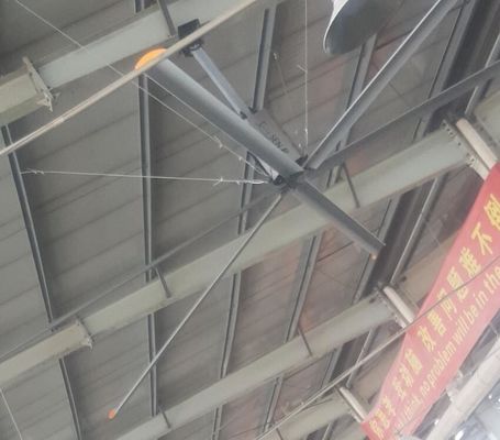 Καλή τιμή. Μεγάλοι ανεμιστήρες οροφής βιομηχανικών αποθηκών χαμηλής ταχύτητας σε απευθείας σύνδεση