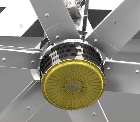Καλή τιμή. Αποθηκευτική ψύξη HVLS ανεμιστήρας οροφής για μεγάλους χώρους μεγάλα δωμάτια σε απευθείας σύνδεση