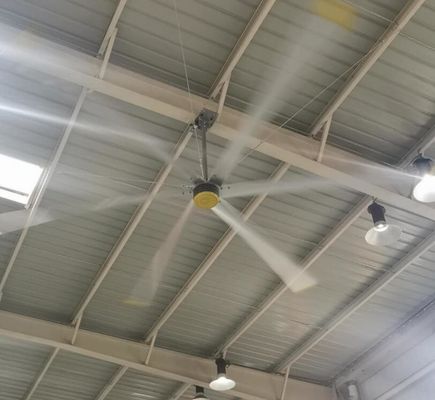 Καλή τιμή. Αεροψυκτικό Σύγχρονος κινητήρας 1.2KW 22FT Αλουμινίου ανεμιστήρα οροφής σε απευθείας σύνδεση